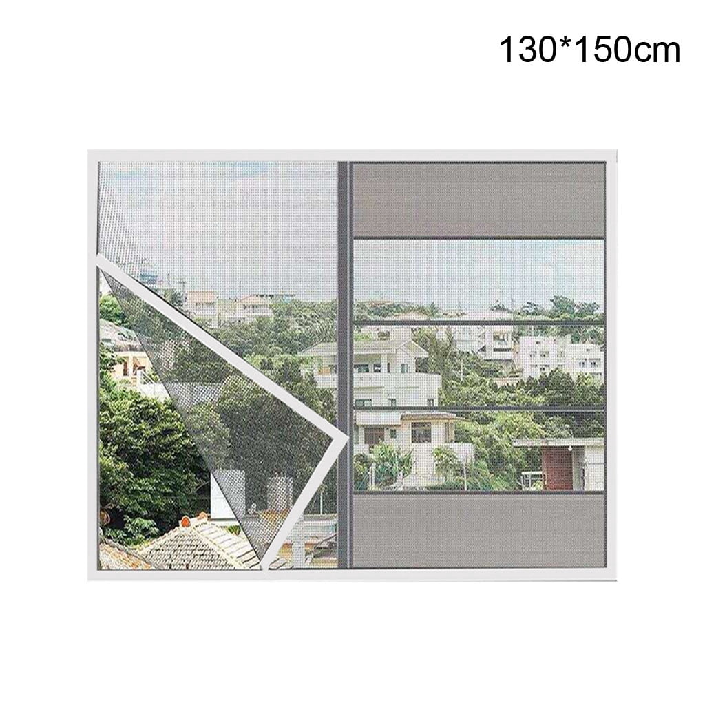 Nylon Window Screen WINDLAND Self-adhesive Nylon Window Screen Insect-proof Easy ...