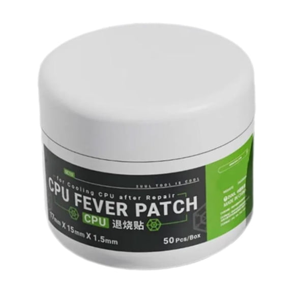 WINDLAND Set of 50 Thermals Pad with Superior Heat Conductivity for CPU and Electronics Maintenance