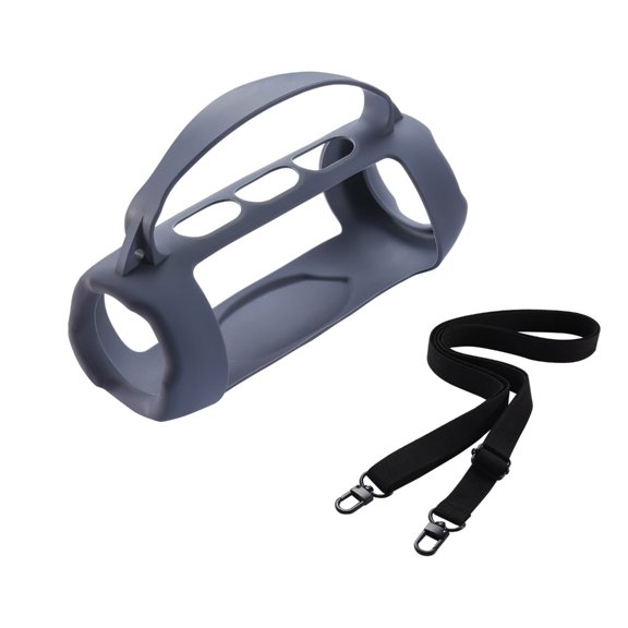 WINDLAND Silicone Case for Charge 5 Speaker, Soft Waterproof Shockproof Cover with Portable Hook Speaker Protections Case