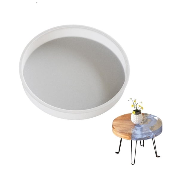 WINDLAND Silicone Craft Mold for Resin Tables Large Round High Temperature Resistance
