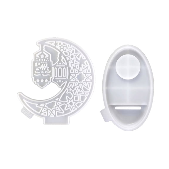 WINDLAND Silicone Craft Moulds Hand-Making Candle Holder Molds Ramada Theme Candle Stand Mould Silicone Material for Candle Stand
