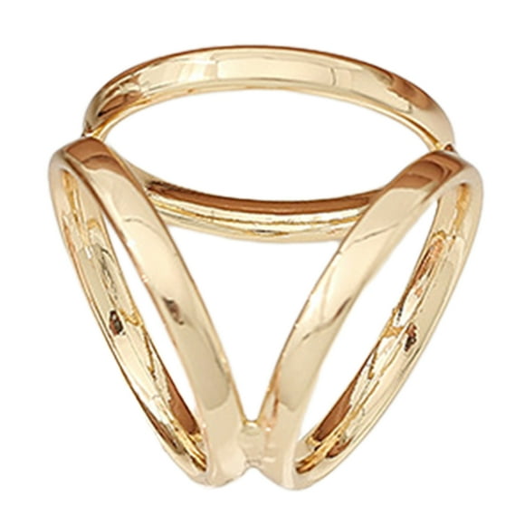 Silk Scarf Clip Buckle Alloy Shawl Rings BucklesSimple Brooch Pins Jewelry Gift