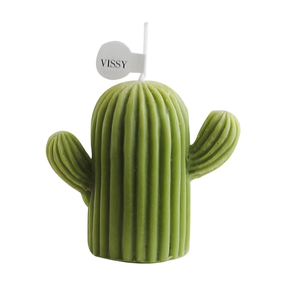 WINDLAND Small Cactus Candle Scented Wax Candles Aromatherapy Succulent Ornament for Home Bedroom Office Wedding Party Decoration for Creative Gift