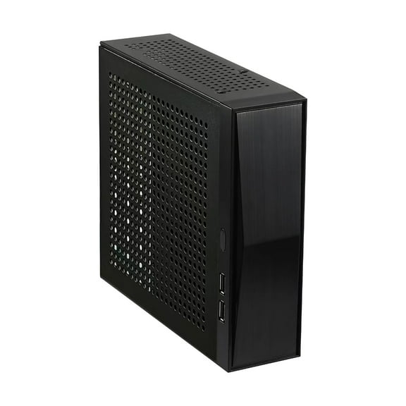 WINDLAND ITX Computer for Case FH05 Mini Desktop for Case Industrial Control Home Theater PC Gaming for Case Horizontal Metal Des