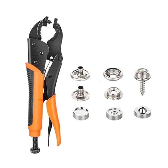 WINDLAND Snap Fastener Tool Set DIY Snap Fastener Pliers for Canvas Replacement