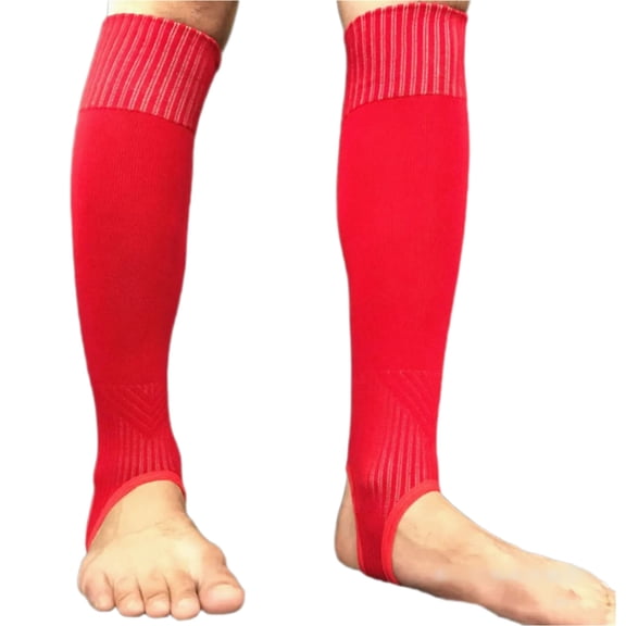 WINDLAND Soccer Socks for Men Stirrup Support Socks Comfortable Breathable Nylons Socks Football Sport Socks Elastic Shin Sleeves