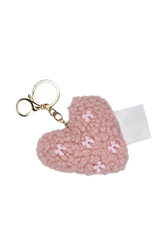 Elegant Heart Key Rings Hangings Decorations Key Chain Love Heart Bag Dangler
