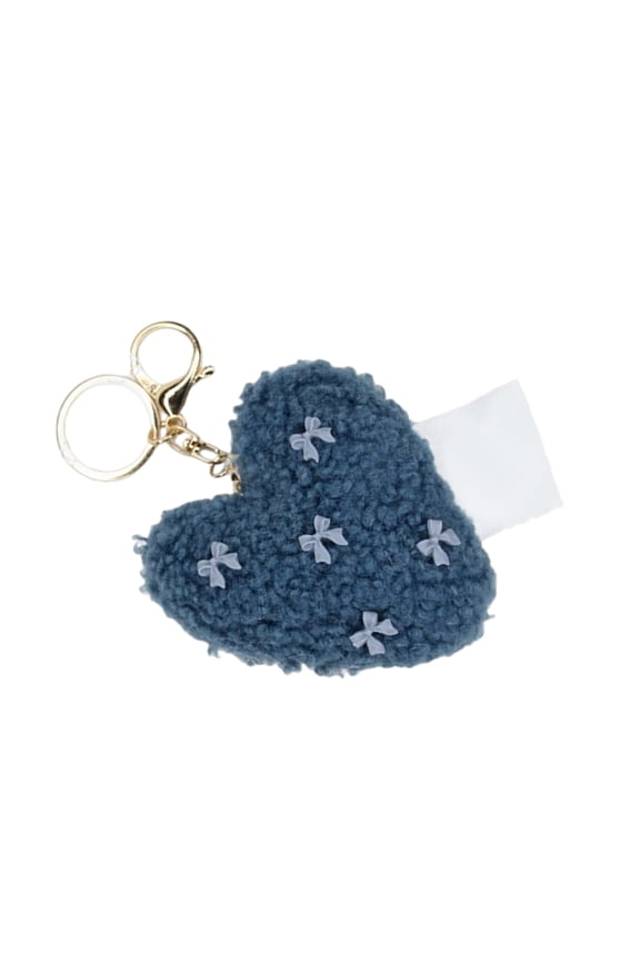 Elegant Heart Key Rings Hangings Decorations Key Chain Love Heart Bag Dangler