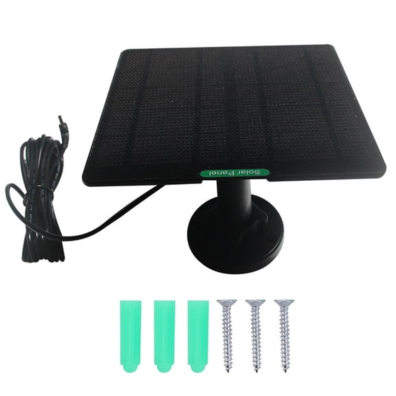 WINDLAND Solar Charging Panel For Rechargeable Cameras Enhanceds Sunlight Conversion Efficiency Resistant Frame