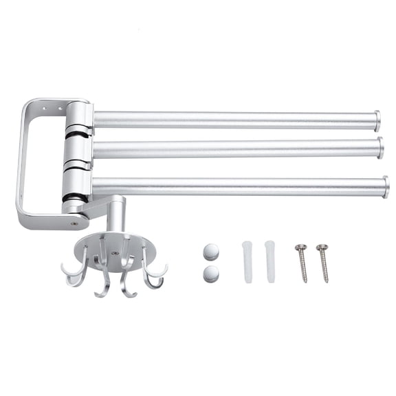 WINDLAND Space Aluminum Rotating Towel Rack Pot Shovel Paper Tissue Holder