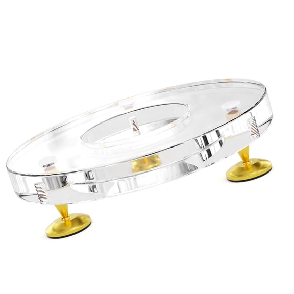 WINDLAND Space Saving Clear Acrylic Speaker Stand Speaker Holder AntiVibration Design
