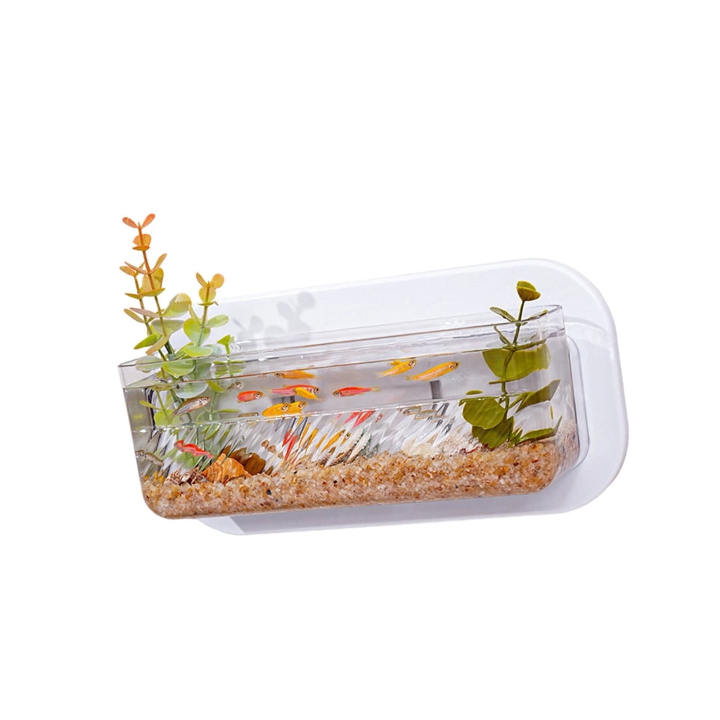 View of WINDLAND Space Saving Wall Aquariums and Hydroponic Planter Wall Plant Pot Planter for Indoor ...