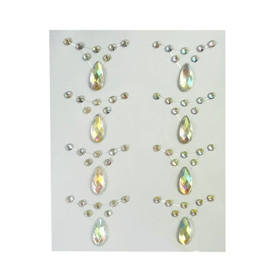 WINDLAND Sparkling Rhinestones Face Jewels Self Adhesive Face Gems Stickers Accessories