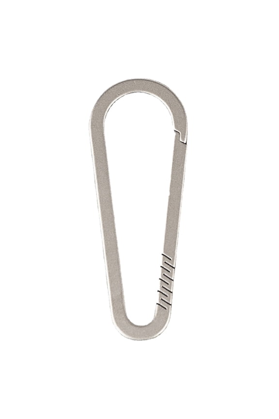 Titanium Alloy Carabiner Quick Release Keychain Buckle Spring Snap Hook Keyring