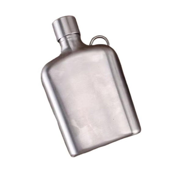 WINDLAND Square Wine Flasks Stainless Steels Whiskeys Pots Portable Drink Bottle Small Leakproofs Container Gift for Women Man
