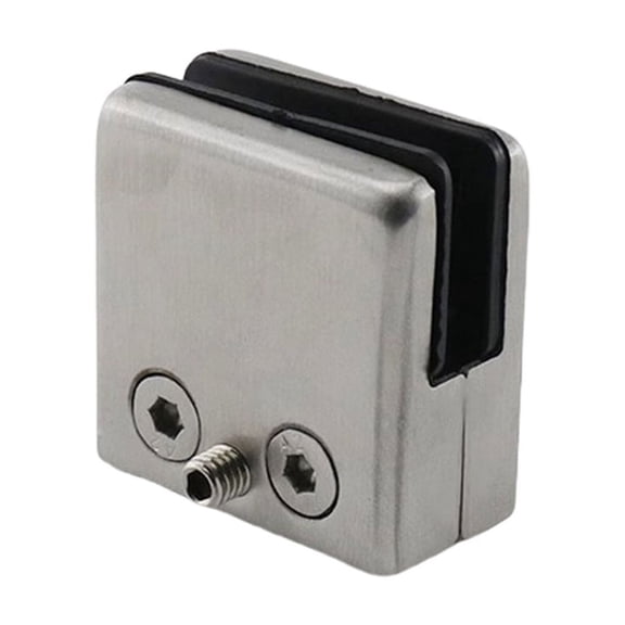 WINDLAND Stainless Steel Glass Railing Clamp with Rubber Gasket Mounting Brackets Enduring