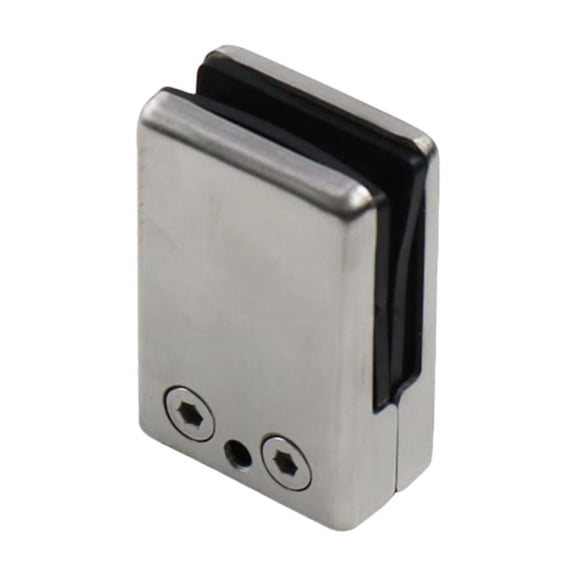 WINDLAND Stainless Steel Glass Railing Clamp with Rubber Gasket Mounting Brackets Enduring