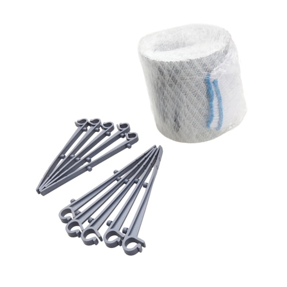 WINDLAND Steel Gutter Guard Leaf Debris Protection Roof Drainage System for Household