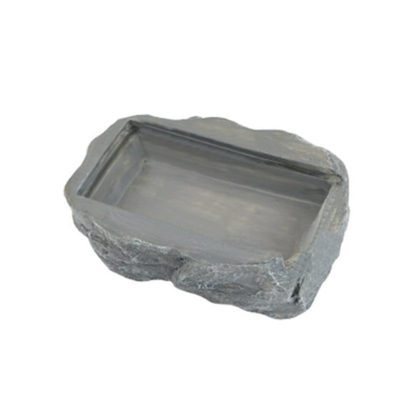 WINDLAND Stone Key Holder Concealed Compartment for Outdoor Key Storage Tree Stump Shape