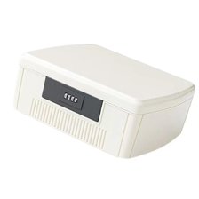 First Alert Portable Steel File Box, Secure Document Storage with Key ...
