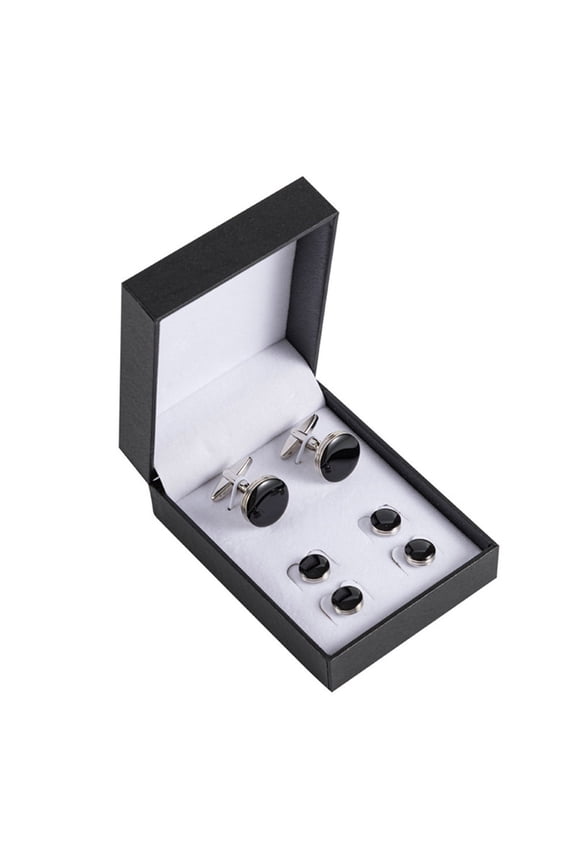 Stylish Cufflink Jewelry Case For Business Travel Compact Plastic Storage Solution
