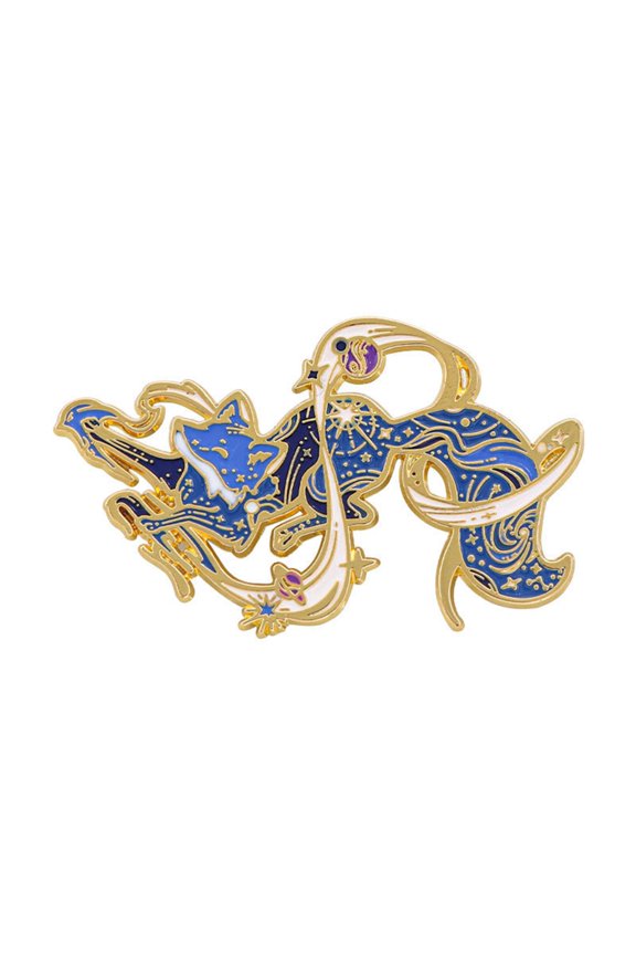 Stylish Foxes Brooch Comfortable Fit Ideal For Work Or Special Occasions