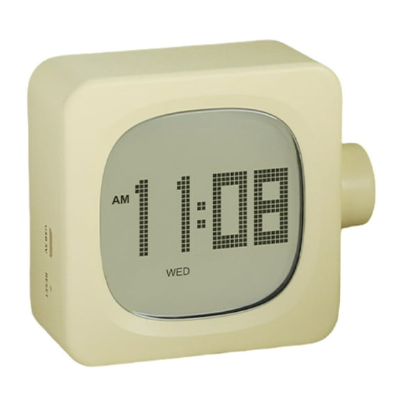 WINDLAND Stylish Student Alarm Clock with Backlight Rechargeable Waking Up Lamp Timer