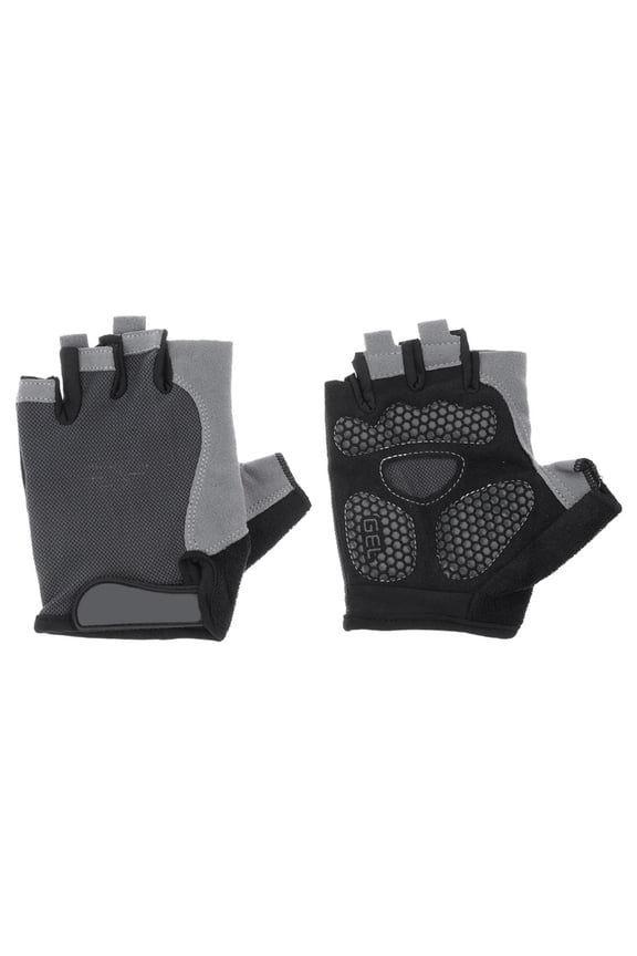 Sun Resistant Half Finger Outdoor Gloves Breathable Polyester Fabric Nonslip Grip