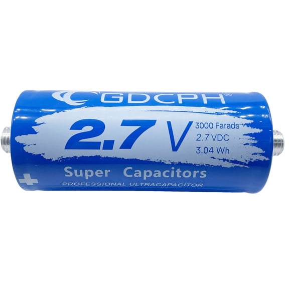 WINDLAND Super Capacitor 2.7V 3000F Capacitance for Automotive Rectifiers Super Condenser Winding Type Energy Storage