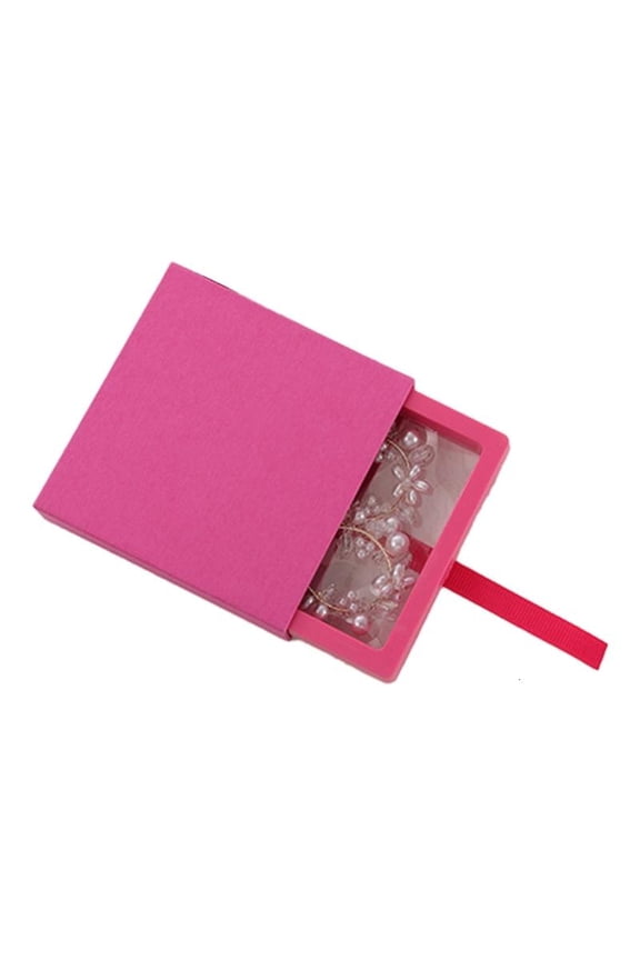 WINDLAND Suspension Drawer Box Necklace Storage Jewelry Box PE Film Jewelry Packaging Box