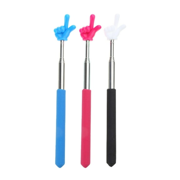 WINDLAND Teachers Teaching Hand Pointer Finger Pointers Retractable Hand Pointing Stick