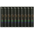 thumbnail image 1 of WINDLAND Thermometer Strips Aquarium Adhesive Strip for Fish for Tank Wine Jar 50℉ - 97℉, 1 of 11