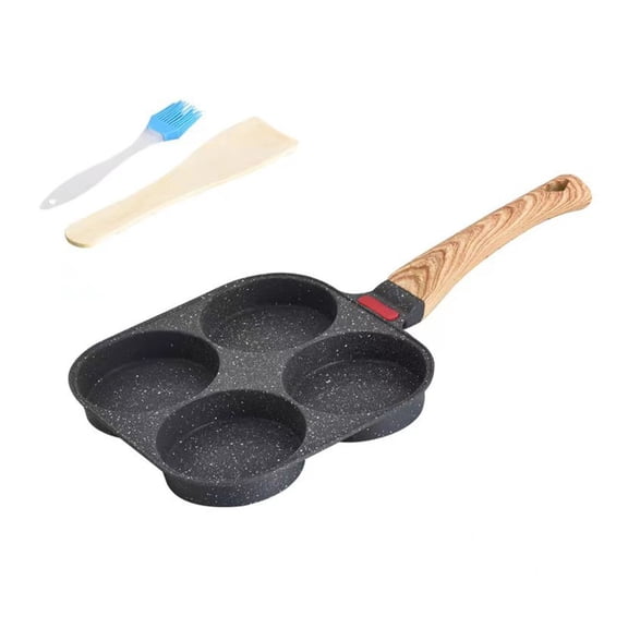WINDLAND Thickened Omelet EggsFrying Pan Pancake Pan Aluminium Alloy Cooker for Breakfast