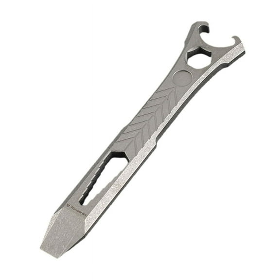 WINDLAND Titanium Alloy Pry Bar Pocket Multifunctional Crowbars Pocket Multitools Portable Mini Bottle Opener Pocket Prybar Tools