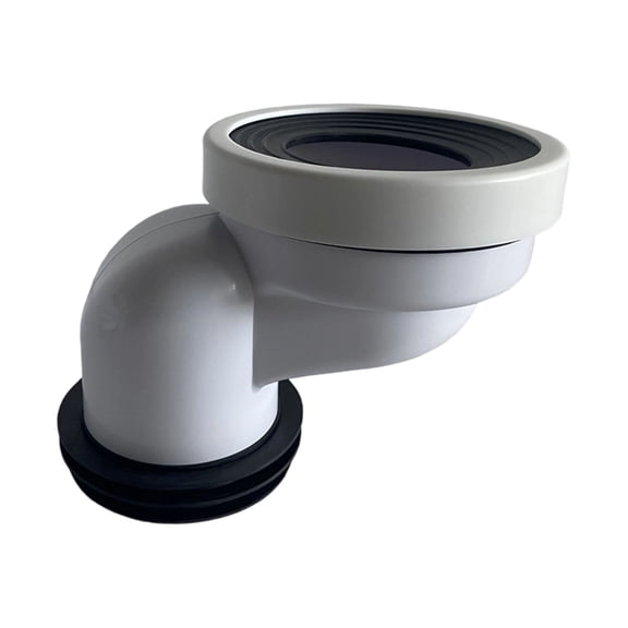 WINDLAND Toilet Connection Adapters Drainer Drain Pipe Change Place Connectors Flush Offset Toilet Flange Fitting Easy to Install
