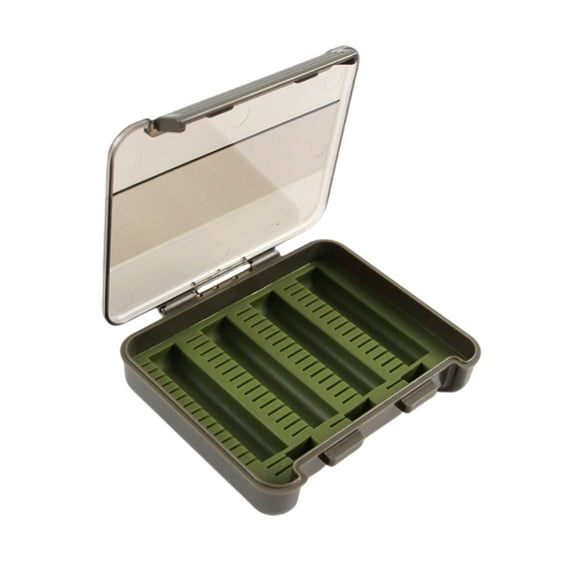 WINDLAND Transparent Lid Tackle Box Multi Compartment Fishing Baits Hook Storage Container Case Fishing Accessory Storage Box