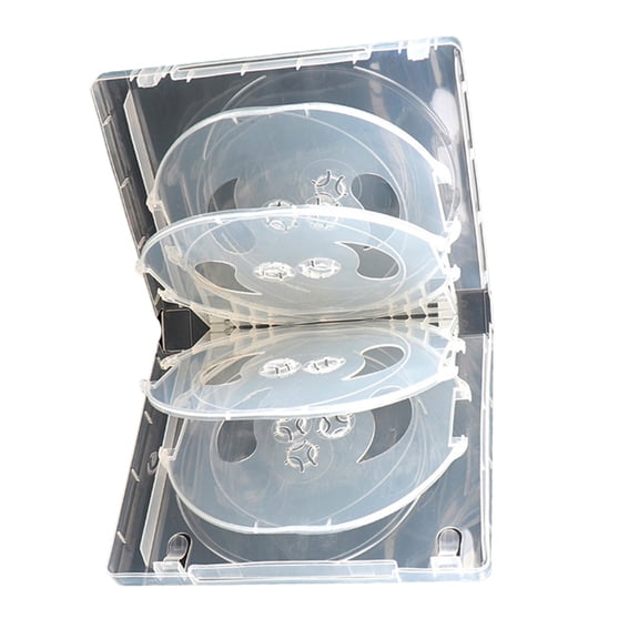 WINDLAND Transparent Standard DVD Case DVD Package Portables DVD Storage Box