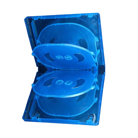 WINDLAND Transparent Standard DVD Case DVD Package Portables DVD Storage Box