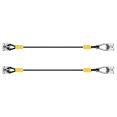 thumbnail interactive-video image 1 of 4 Pcs Trash Can Latch Outdoor Garbage Lid Bolts Bin Wheelie Hinge 1 of 11