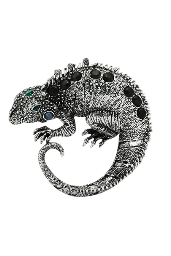 Elegant Rhinestones Lizard Brooch Pin Fashion Accessory for Clothing and Bags