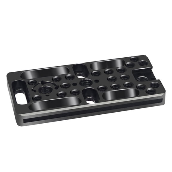 WINDLAND Tripod Mount Cheese Base Plate Quick Release Plate Cold Shoe 1/4 3/8 Thread