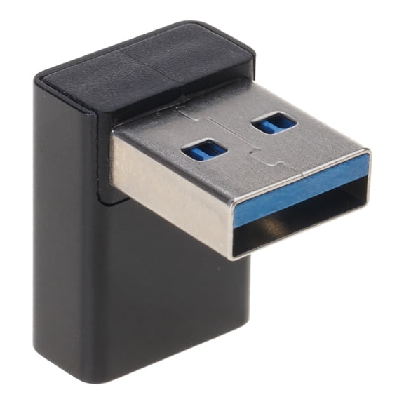 WINDLAND USB Male to Female Right Angle 90 Degree Turn Adapter USB3.0 Male to Female