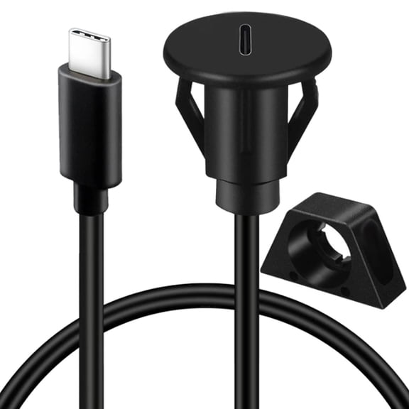 WINDLAND Durability USB3.0 Car Dashboards Flush Mount Extension Cable for Marine, Bike