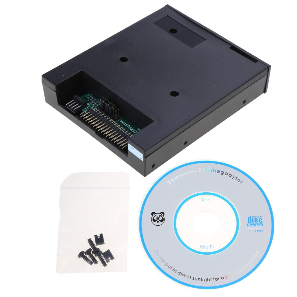 WINDLAND USB Floppy Disk Reader Drive 3.5in External 1.44MB FDD Diskette Drive Emulator for