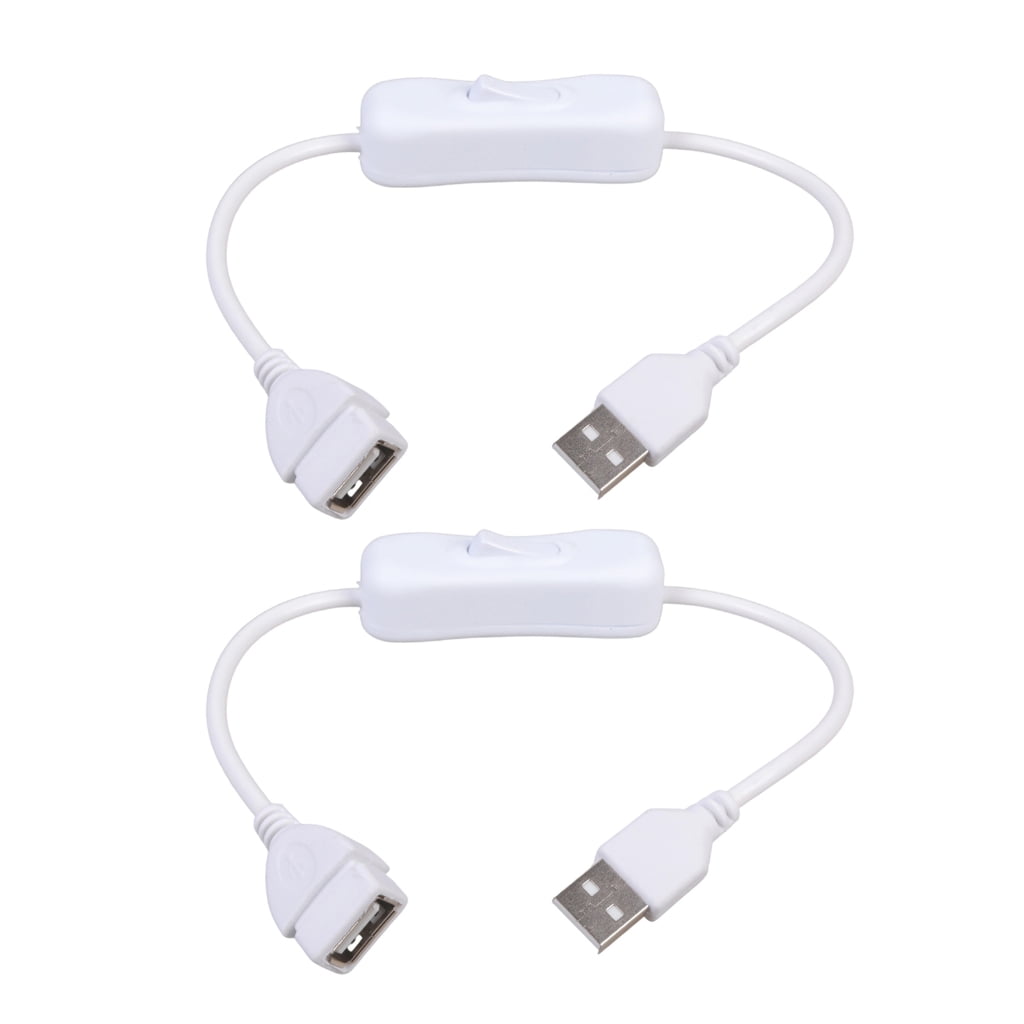 WINDLAND USB Switcher Cord with Power Control Switcher Male to Female ...
