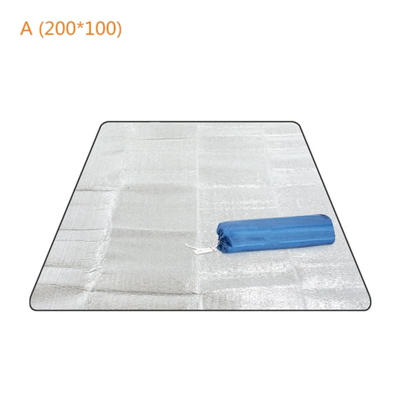 WINDLAND Ultralight Waterproof Camping Mat Picnic Blanket Beach Mattress Sleeping Pad Aluminum Foil EVA Foam Mat for Outdoor Tent