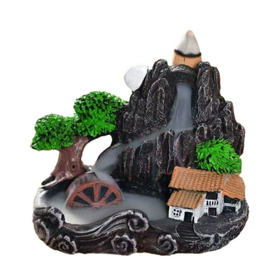 WINDLAND Unique Backflow Incenses Burners Waterfall Backflow Incenses for Calm Experience