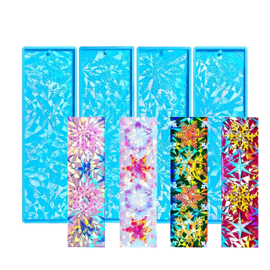 WINDLAND Unique Irregular Snowflakes Pattern Silicone Mold for Crystal ...