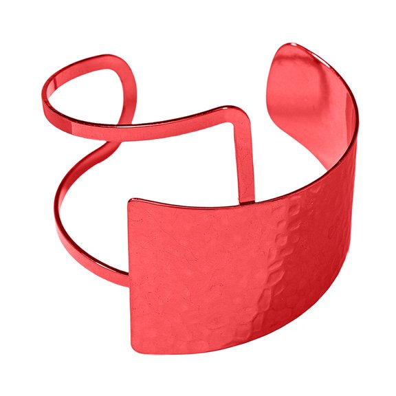 WINDLAND Open Cuff Bracelet for Women Irregular Exaggerated Wristband Geometric Accessory