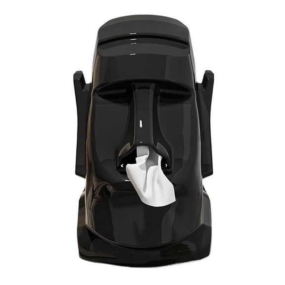 WINDLAND Unique Plastic Stone Statue Napkin Dispenser Elegant Tissue Box Cover Paper Towel Holder for Living Room or Bedroom